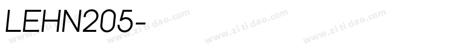 LEHN205字体转换