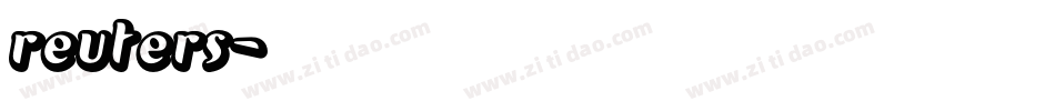reuters字体转换
