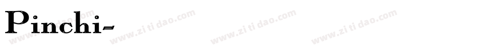 Pinchi字体转换