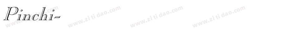 Pinchi字体转换