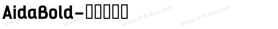 AidaBold字体转换