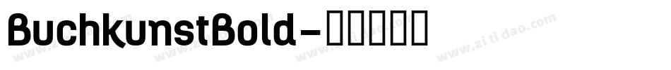 BuchkunstBold字体转换