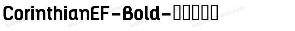 CorinthianEF-Bold字体转换