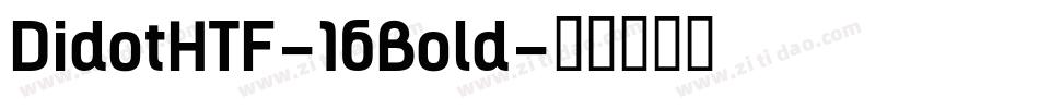 DidotHTF-16Bold字体转换