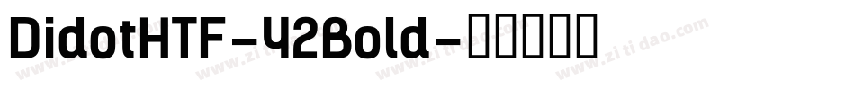 DidotHTF-42Bold字体转换