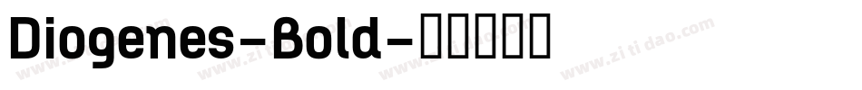 Diogenes-Bold字体转换