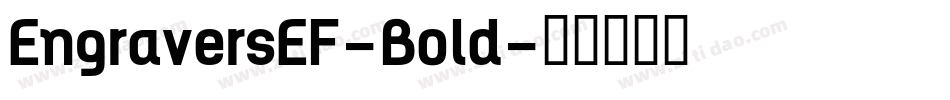 EngraversEF-Bold字体转换
