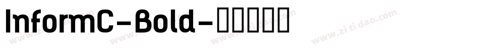 InformC-Bold字体转换