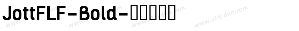 JottFLF-Bold字体转换