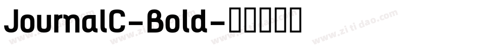 JournalC-Bold字体转换