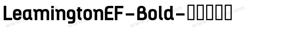 LeamingtonEF-Bold字体转换