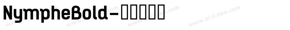 NympheBold字体转换