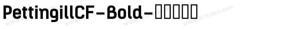 PettingillCF-Bold字体转换