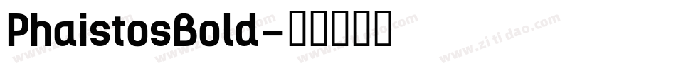 PhaistosBold字体转换
