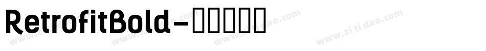RetrofitBold字体转换