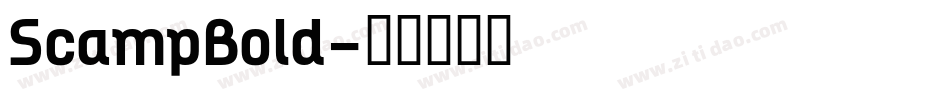 ScampBold字体转换