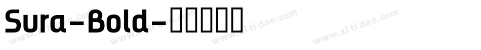 Sura-Bold字体转换