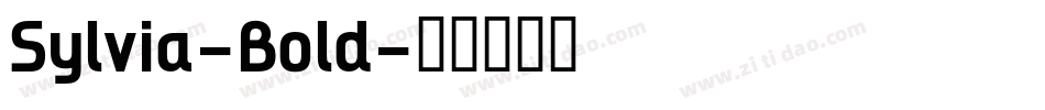 Sylvia-Bold字体转换