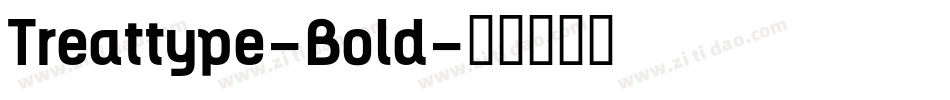 Treattype-Bold字体转换