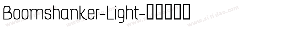 Boomshanker-Light字体转换