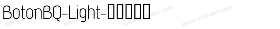 BotonBQ-Light字体转换