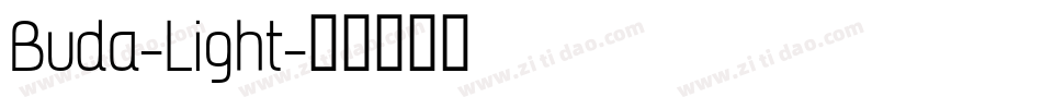 Buda-Light字体转换