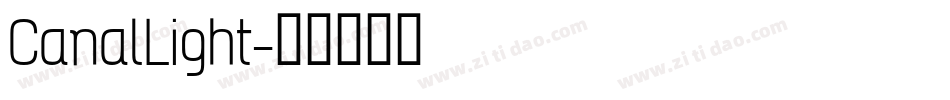 CanalLight字体转换