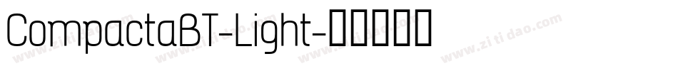 CompactaBT-Light字体转换