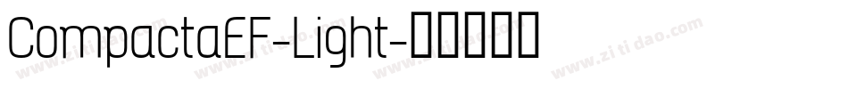 CompactaEF-Light字体转换