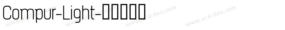 Compur-Light字体转换