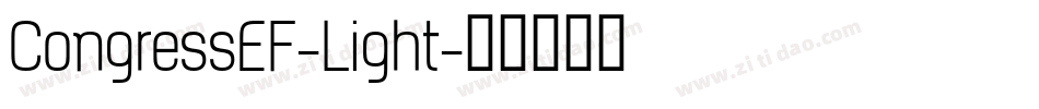 CongressEF-Light字体转换
