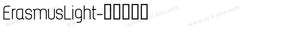 ErasmusLight字体转换