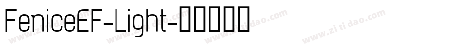 FeniceEF-Light字体转换