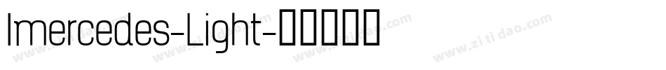Imercedes-Light字体转换