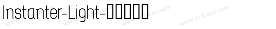 Instanter-Light字体转换
