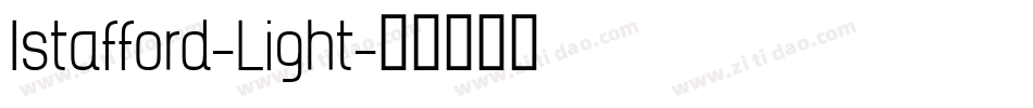 Istafford-Light字体转换