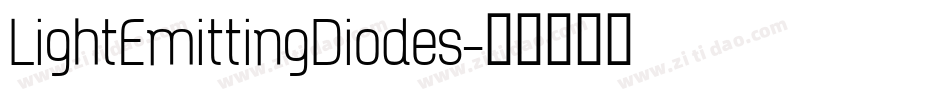 LightEmittingDiodes字体转换