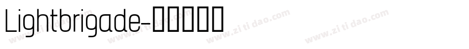 Lightbrigade字体转换