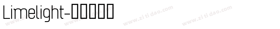Limelight字体转换