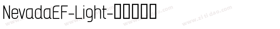 NevadaEF-Light字体转换