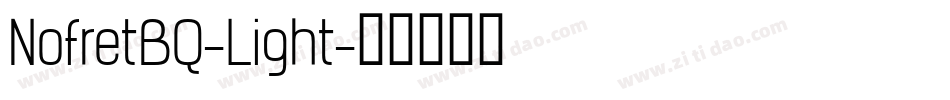 NofretBQ-Light字体转换