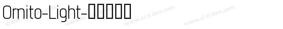 Ornito-Light字体转换