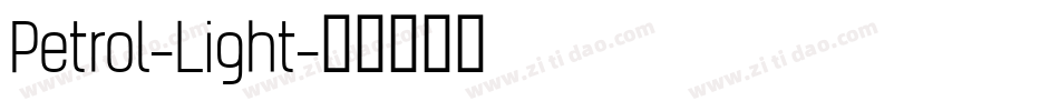 Petrol-Light字体转换
