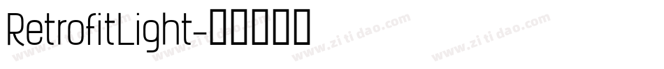 RetrofitLight字体转换