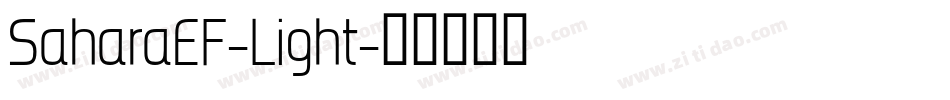 SaharaEF-Light字体转换