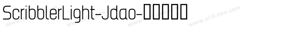 ScribblerLight-Jdao字体转换