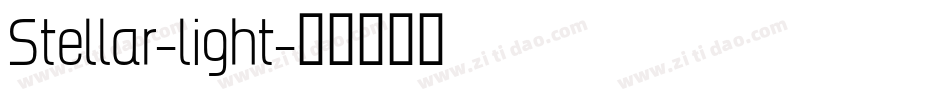 Stellar-light字体转换