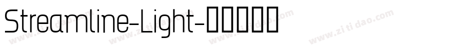 Streamline-Light字体转换