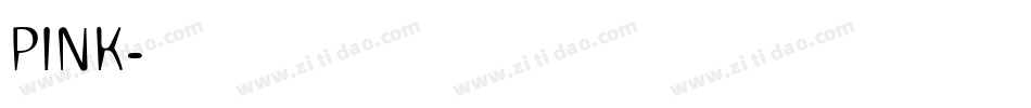 PINK字体转换