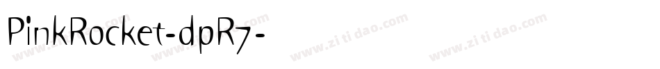 PinkRocket-dpR7字体转换